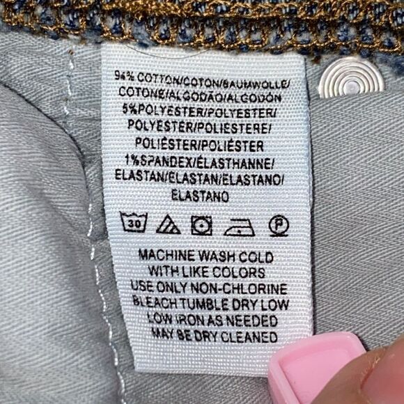 Free People Medium Rise Button Fly Medium Wash Skinny Jeans Size 27 - Picture 13 of 14